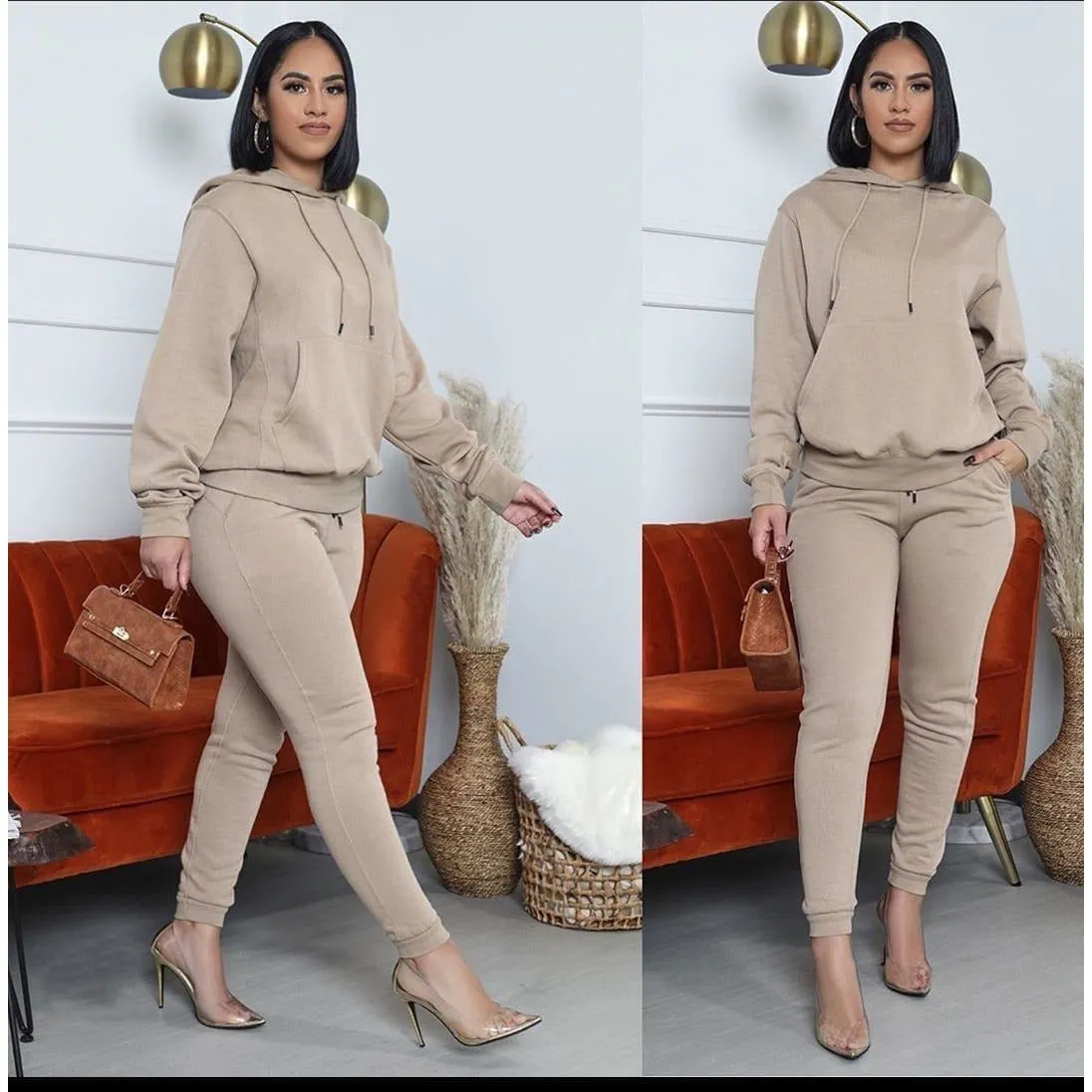 Two Piece Joggers Tracksuit Set