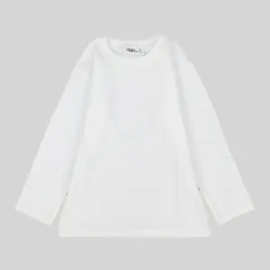 Unisex Offwhite Long-Sleeved T-Shirt
