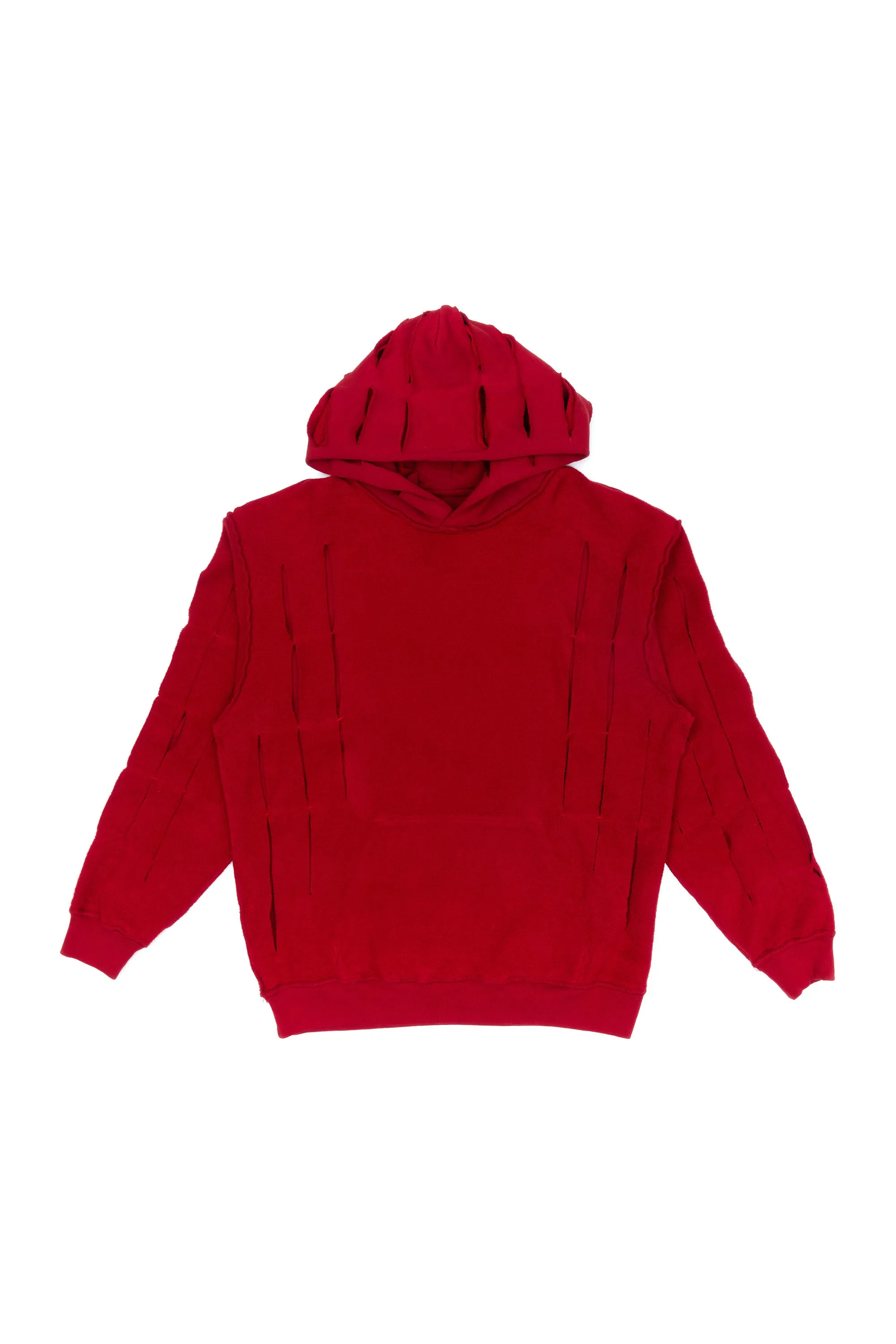 UP CYCLE SLASH HOODIE FIERY RED