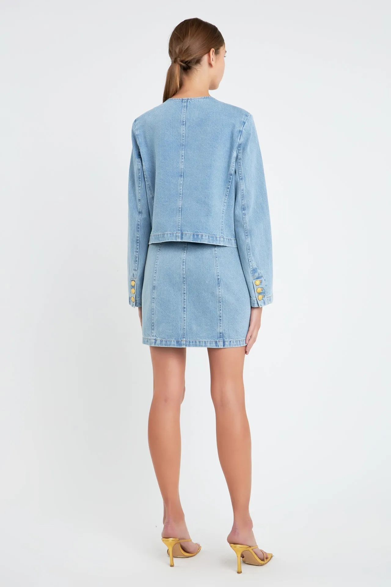 Vivienne Cropped Denim Jacket
