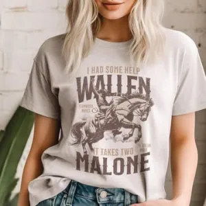 Wallen & Malone Graphic Tee * on sale