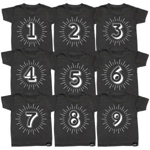 Whistle & Flute Milestone Number T-Shirt