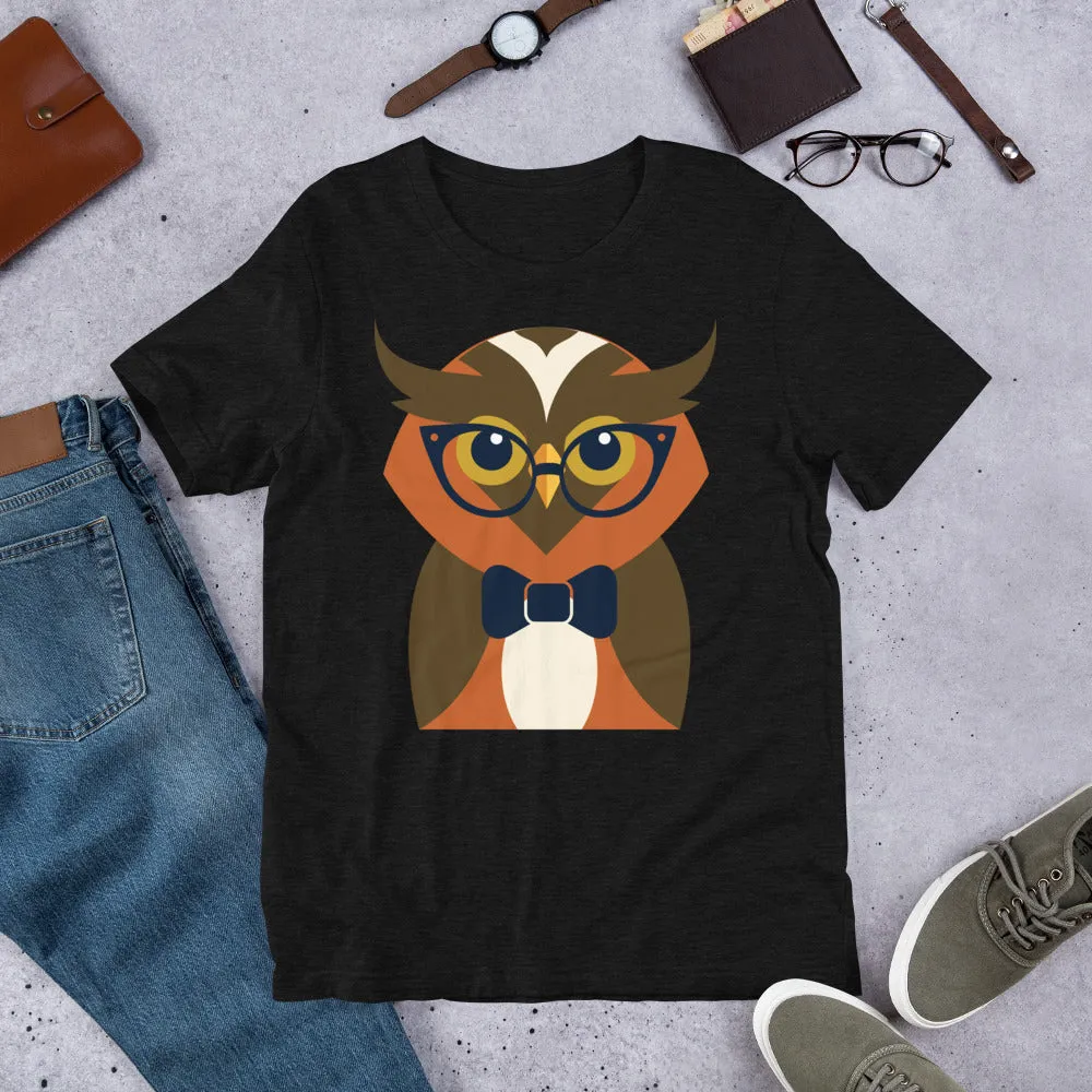 Wise Owl Short-Sleeve Unisex T-Shirt