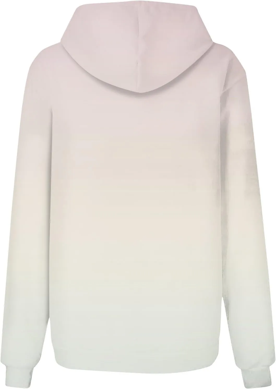 Womens Fall Fashion Hoodies Long Sleeve Hooded Drawstring Sweatshirt Gradient Printed Graphic Daily Pullover Tops