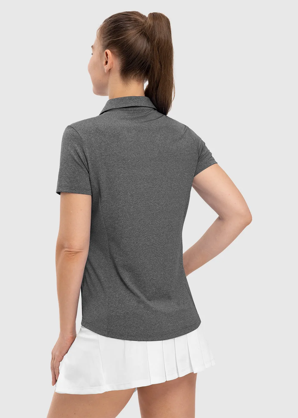 Women's High Elastic V-neck Short Sleeves
