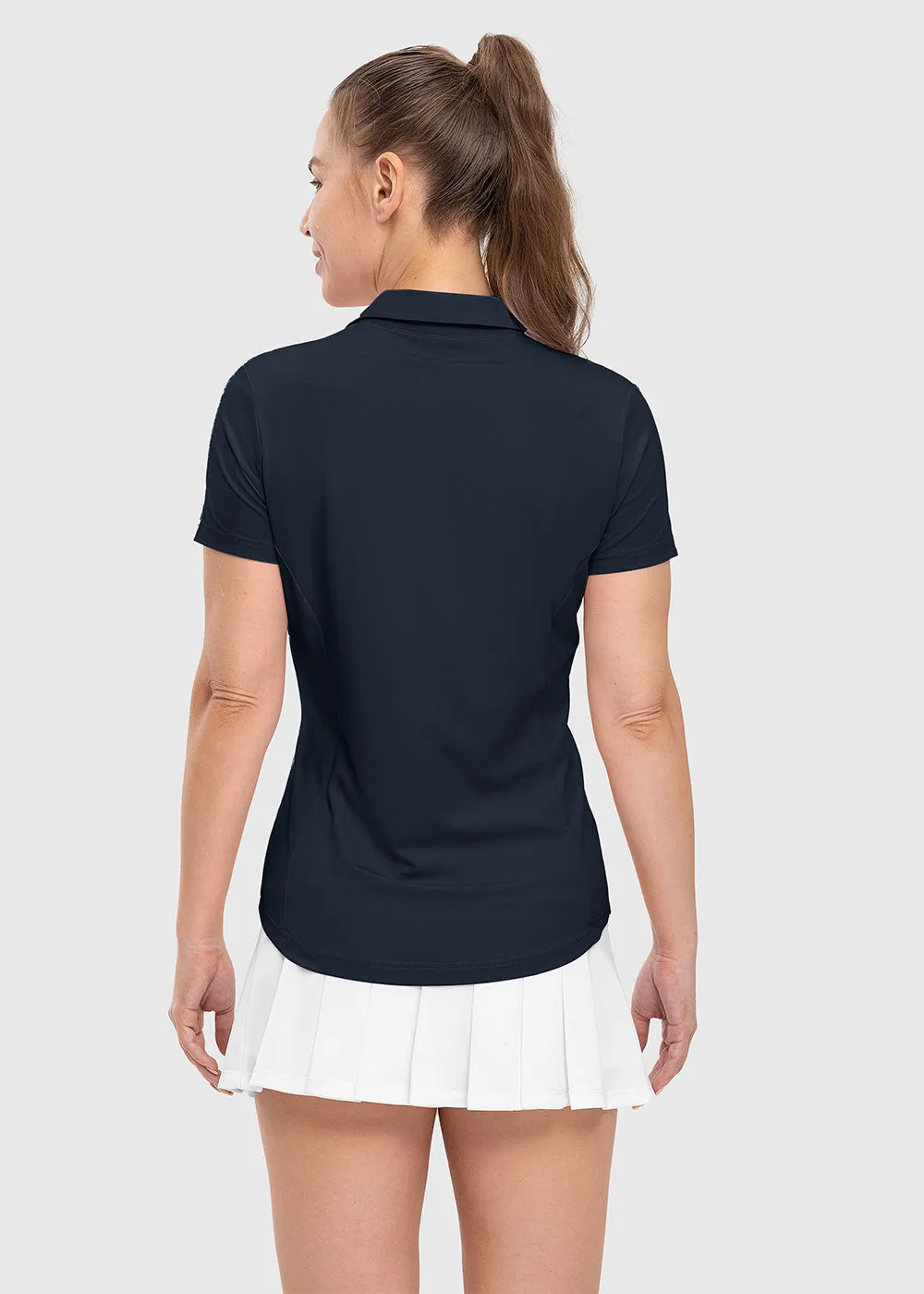 Women's High Elastic V-neck Short Sleeves