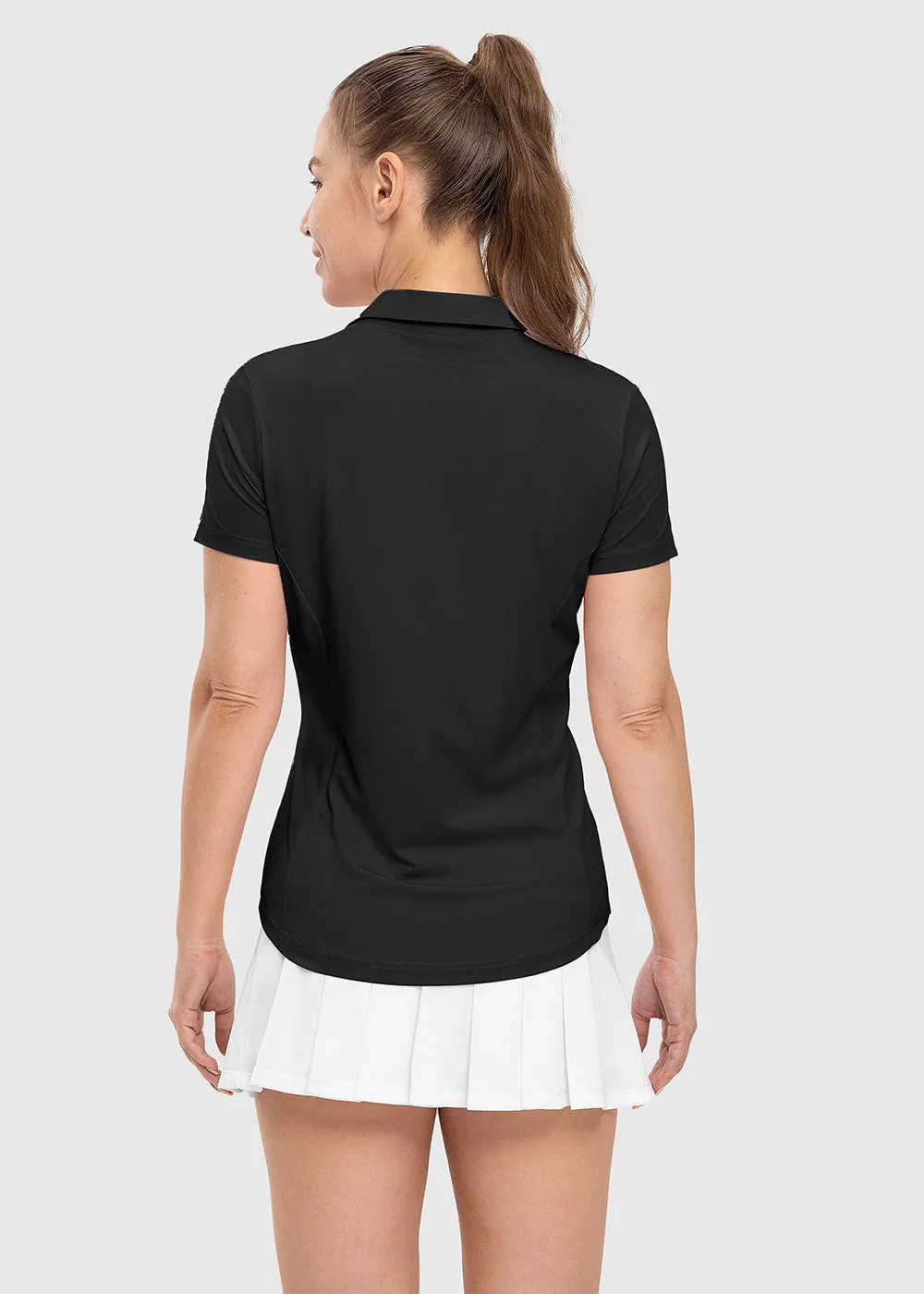 Women's High Elastic V-neck Short Sleeves