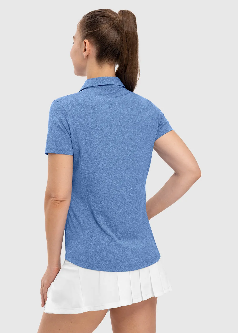 Women's High Elastic V-neck Short Sleeves