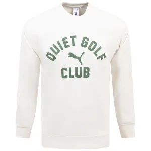 X QGC Graphic Crewneck Warm White - SS24